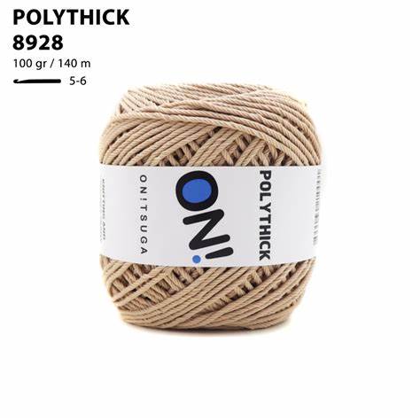 BENANG RAJUT POLYESTER POLYTHICK ONITSUGA