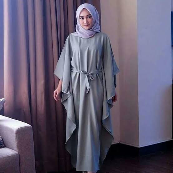 Baju Muslim Modern PLAIN KAFTAN Dress Wollfice Dress Muslim Gamis Modern Trendy Gaun Casual Baju Modis Panjang Baju Syar’i Muslim Wanita Baju Kerja Syari Panjang Dress Pesta Murah Terbaru Kekinian