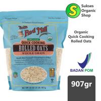 Quick Cooking Rolled Oats Organic | Bobs Red Mill | 907gr