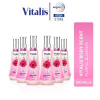 [Paket isi 6] Vitalis Body Scent Blossom Parfum Wanita 120ml