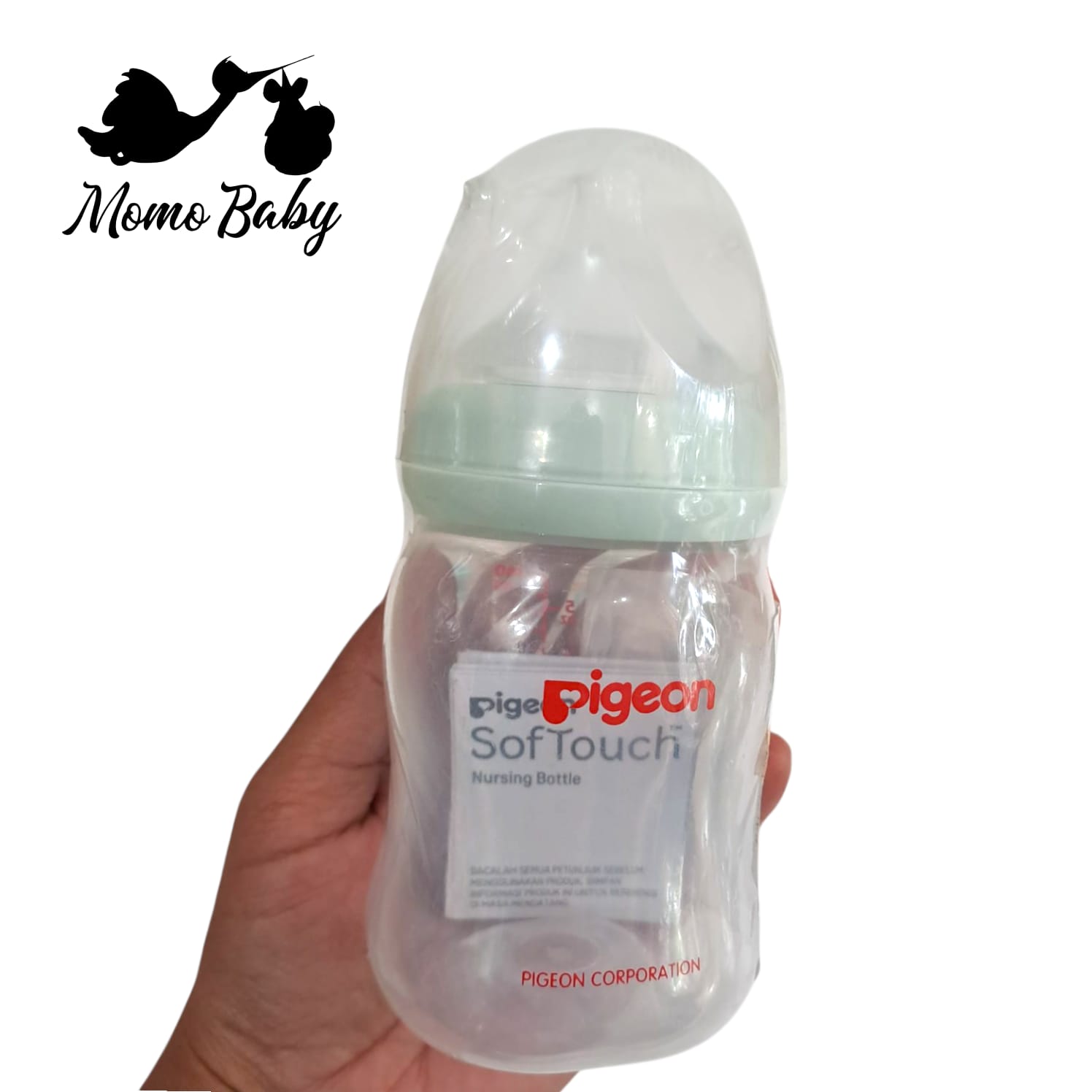 Pigeon SofTouch Nursing Bottle 160ml - Botol Susu Bayi Wide Neck BPA Free SNI