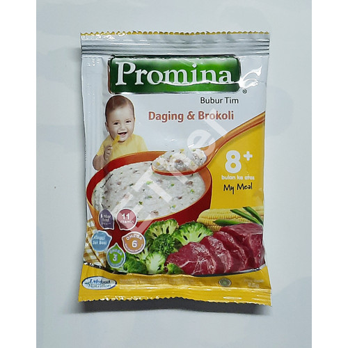 Promina Bubur Tim Daging & Brokoli 8+ Sachet 25 gram