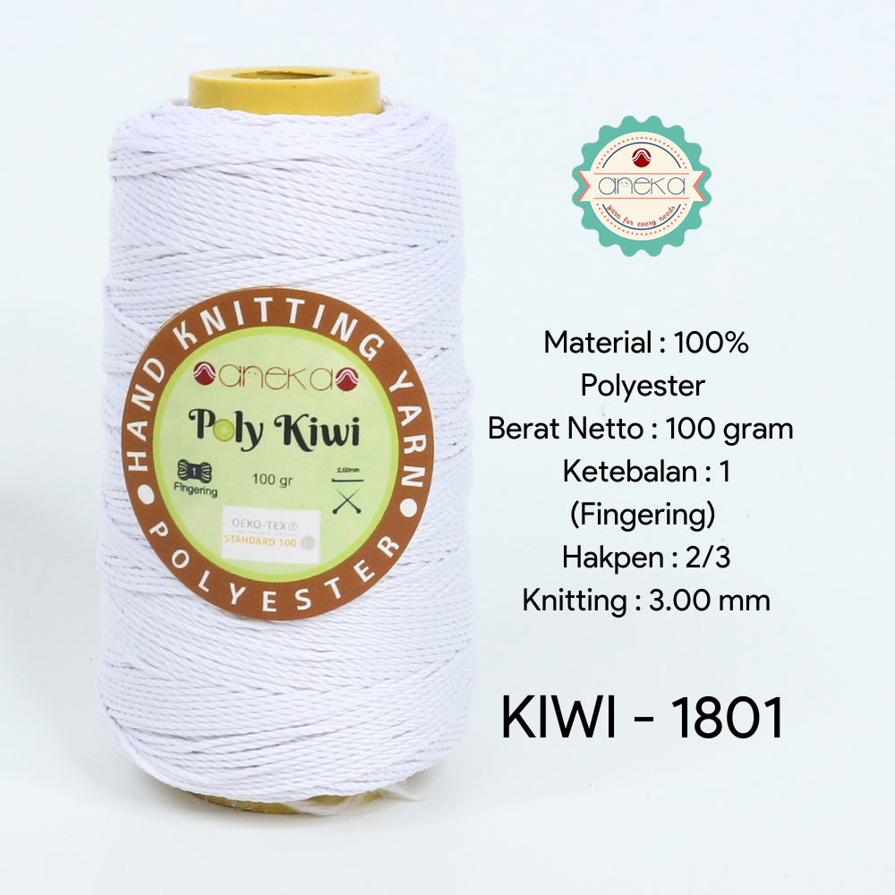 ANEKA - Katalog - Benang Rajut Poli / Poly Kiwi Yarn - PREMIUM