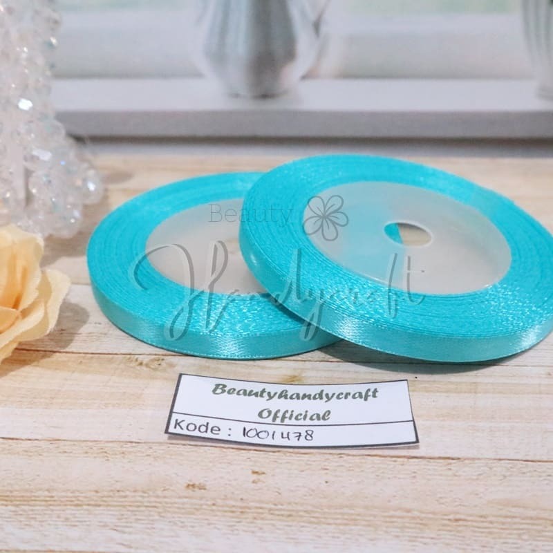 Pita satin 1/4 inchi [1 ROL] pita kado hadiah suvenir tali balon dekorasi hadiah