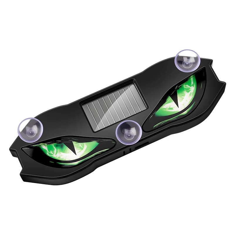 Lampu Mata Setan LED Tenaga Surya Nirkabel Dynamic untuk Mobil Aksesoris Modifikasi