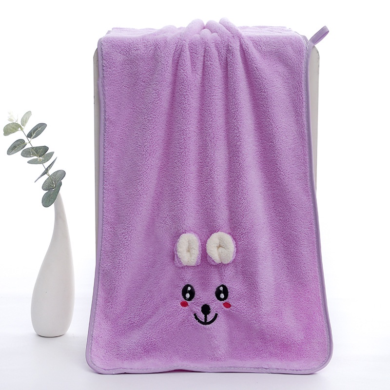 TYHK0433 Handuk Mandi Motif Kuping Baby Karakter Kartun Lembut
