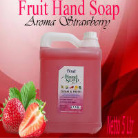 SABUN CUCI TANGAN FRUIT HAND SOAP STRAWBERRY NETTO 5 LTR