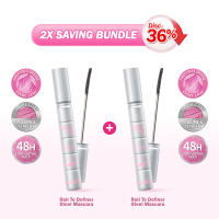 BNB Barenbliss Mascara Roll To Volume High Length and Definer Steel 8g | Tahan 24 Jam Volumizing Lengthening Waterproof Smudgeproof Sweatproof Tanpa Gumpal Bulu Mata Panjang Tebal & Lentik Dengan 4X Peptide Vitamin E Jojoba Oil