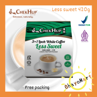 ChekHup White Coffee Less Sweet / Chek Hup Isntant Coffee 3in1 less sugar 420g