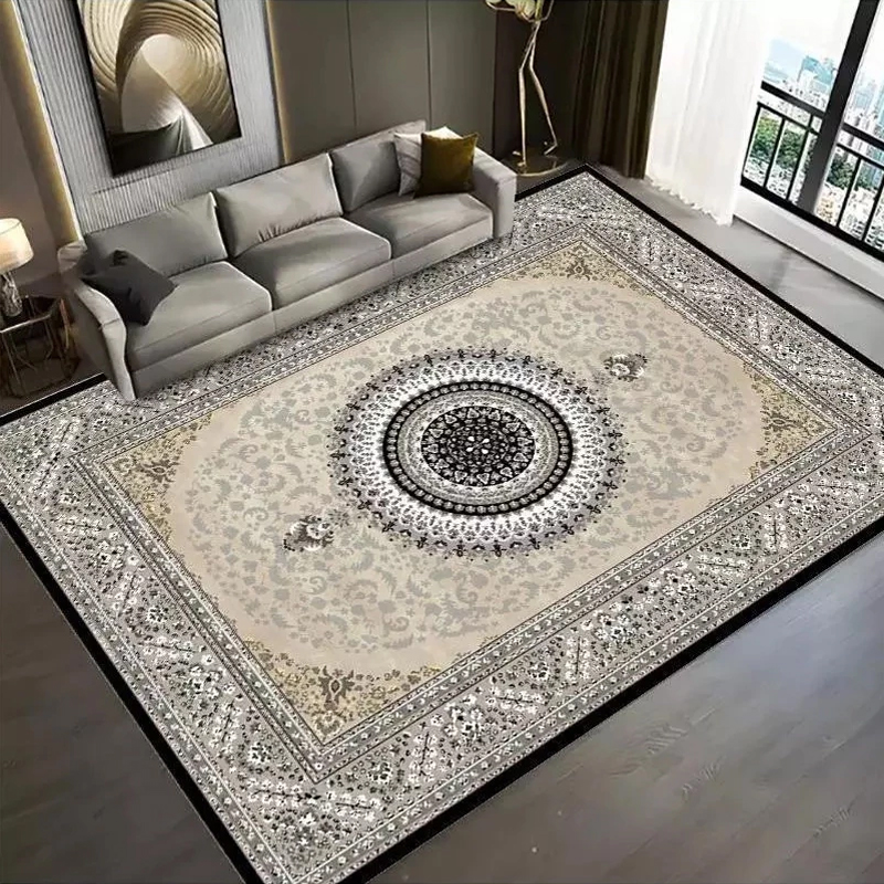 Karpet Turki Velvet Anti Slip 200x300cm - Desain Elegan Lembut Tahan Lama/200cm x 300cm Karpet Lantai Jumbo Anti slip Motif Mewah Minimalis untuk Ruang Tamu Kamar Tidur dan Ruang Keluarga