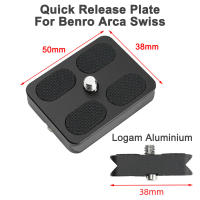 Quick Release Plate Tripod Logam 38x50mm camera mount For Benro Arca Swiss Tripod Universal