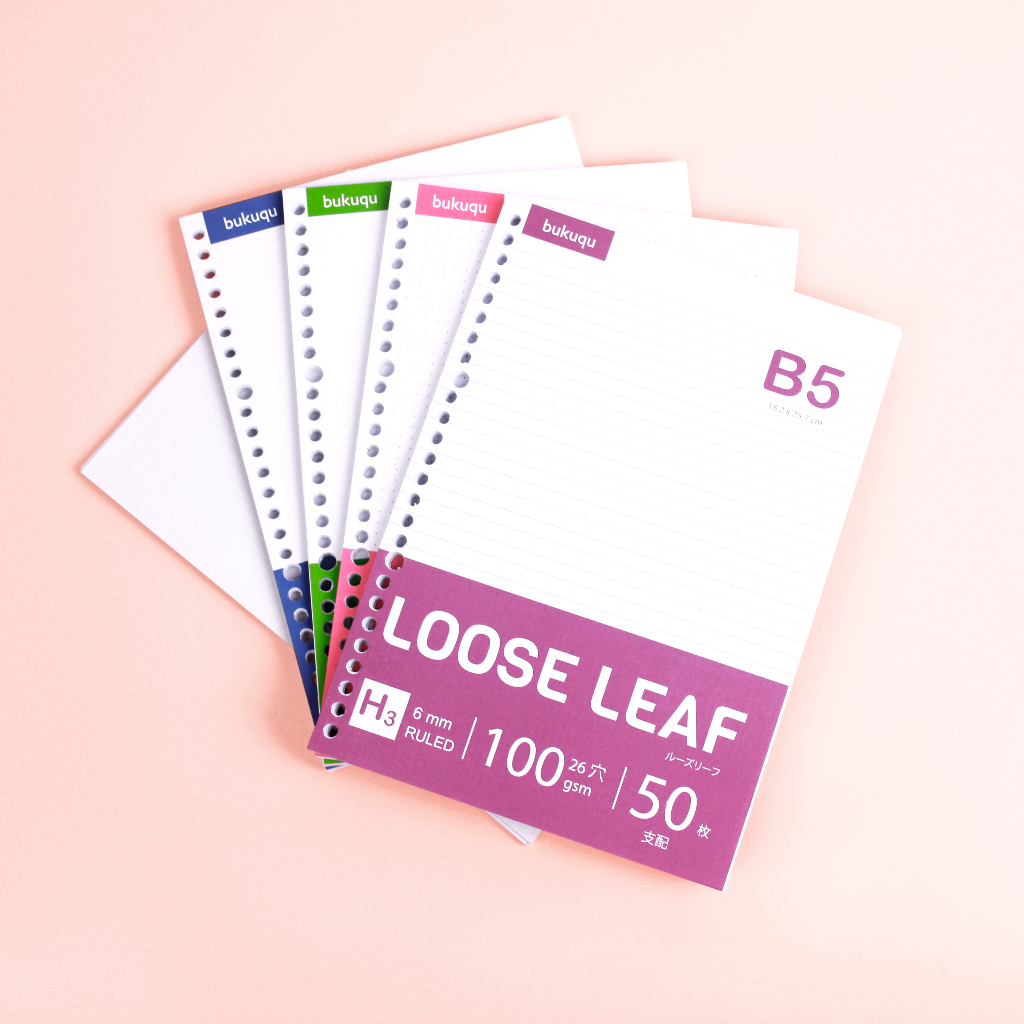Loose Leaf B5 - HVS 100 gsm by bukuqu