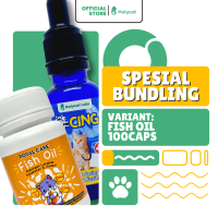 ROYAL CARE FISH OIL Minyak Ikan Premium Vitamin kucing dan Anjing isi 100 pcs