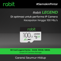 RABIT Micro SD Legend Series 100MB/s | Memory Card | 64GB | 100GB | 128GB