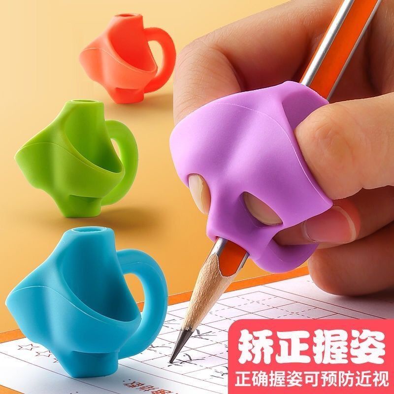 Pencil Grip Alat Bantu Tulis Anak / Writing Grip Pencil Holder / Posisi 3 Jari