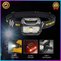 COD NITECORE Senter Kepala Headlamp CREE XP-G3 S3 LED 460 Lumens - NU35 / senter kepala led super terang baterai tanam tahan lama 24jam waterproof untuk berkemah di gunung anti air di cas outdoor ukuran kecilrekomended terbaik laris tren bagus top viral