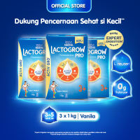 [Paket isi 3] Lactogrow PRO 3+ Vanila 1kg