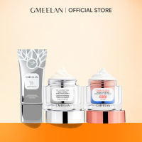 GMEELAN SET Mencerahkan Kulit Durvillea Polypeptide Pemulihan Krim Malas 30g + Glabridin Pearl Peptide Brightening Cream 30g Day Cream Night Cream Moisturizer Lazy Cream Skincare + Brightening Sunscreen SPF50+ PA++++ 30g Serum Sunblock Sunscreen Wajah