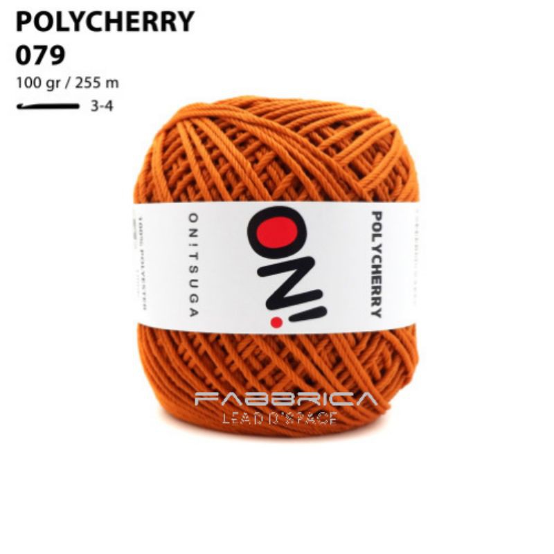 Benang Rajut Polycherry Onitsuga 100gr Panjang 225cm Bahan Polyester
