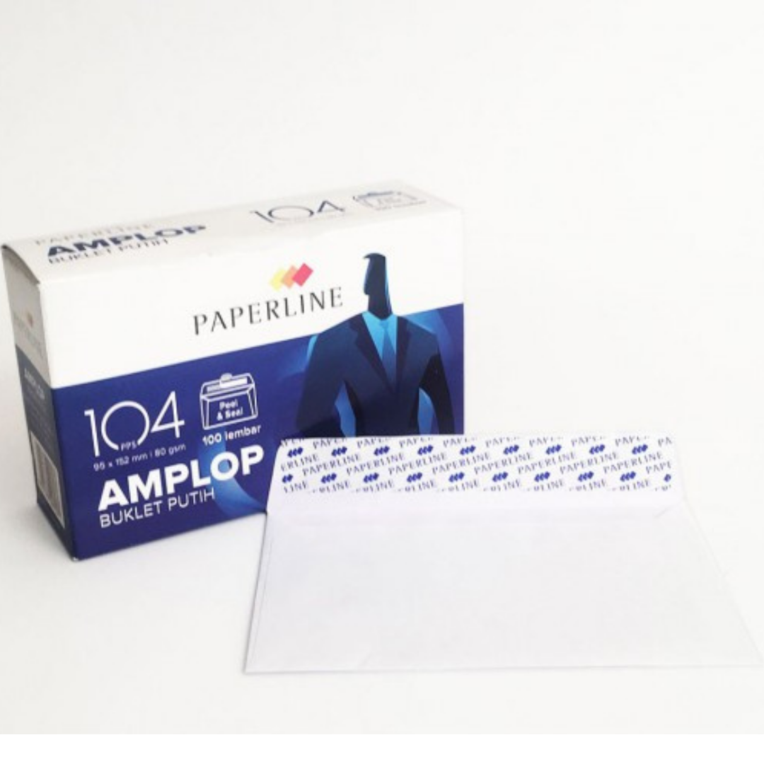 [ 1 PAK ISI 100 PCS ] Amplop Putih Grandia Polos / Amplop Putih Polos 104 / Amplop Uang / Amplop Surat / Amplop Kondangan / Tebel Tidak Mudah Menerawang / Bisa Bayar Di Tempat / Millenium Store