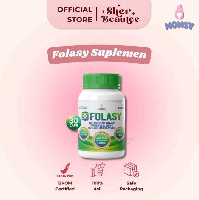 Momsy FOLASY Isi 30 Kapsul - Vitamil Bumil