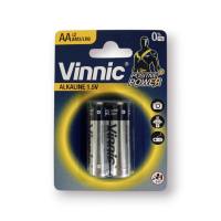Vinnic AA A2 Alkaline Battery Original Isi 2pcs