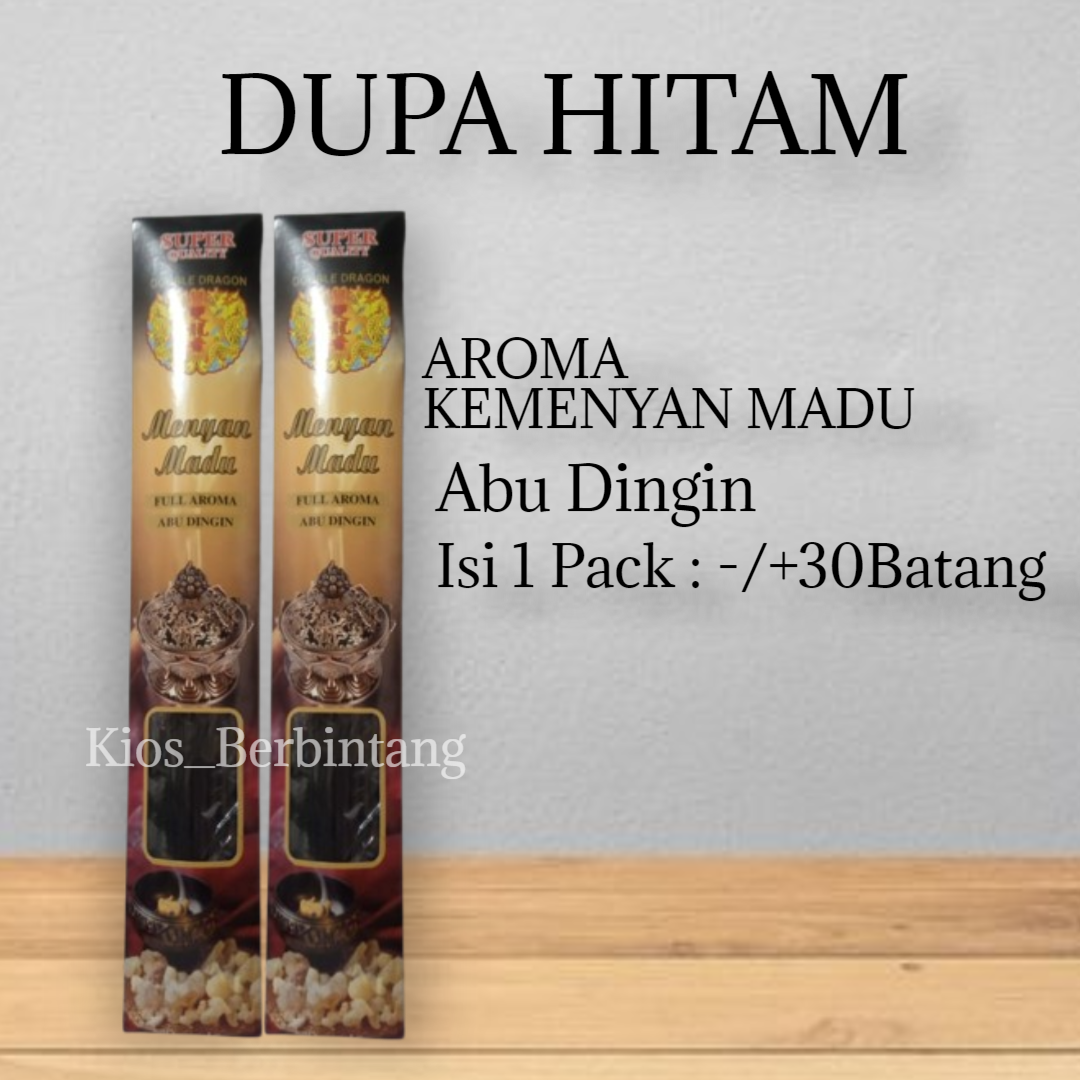 Hio Hitam Dupa Sembahyang Aroma Kemenyan Madu Double Dragon