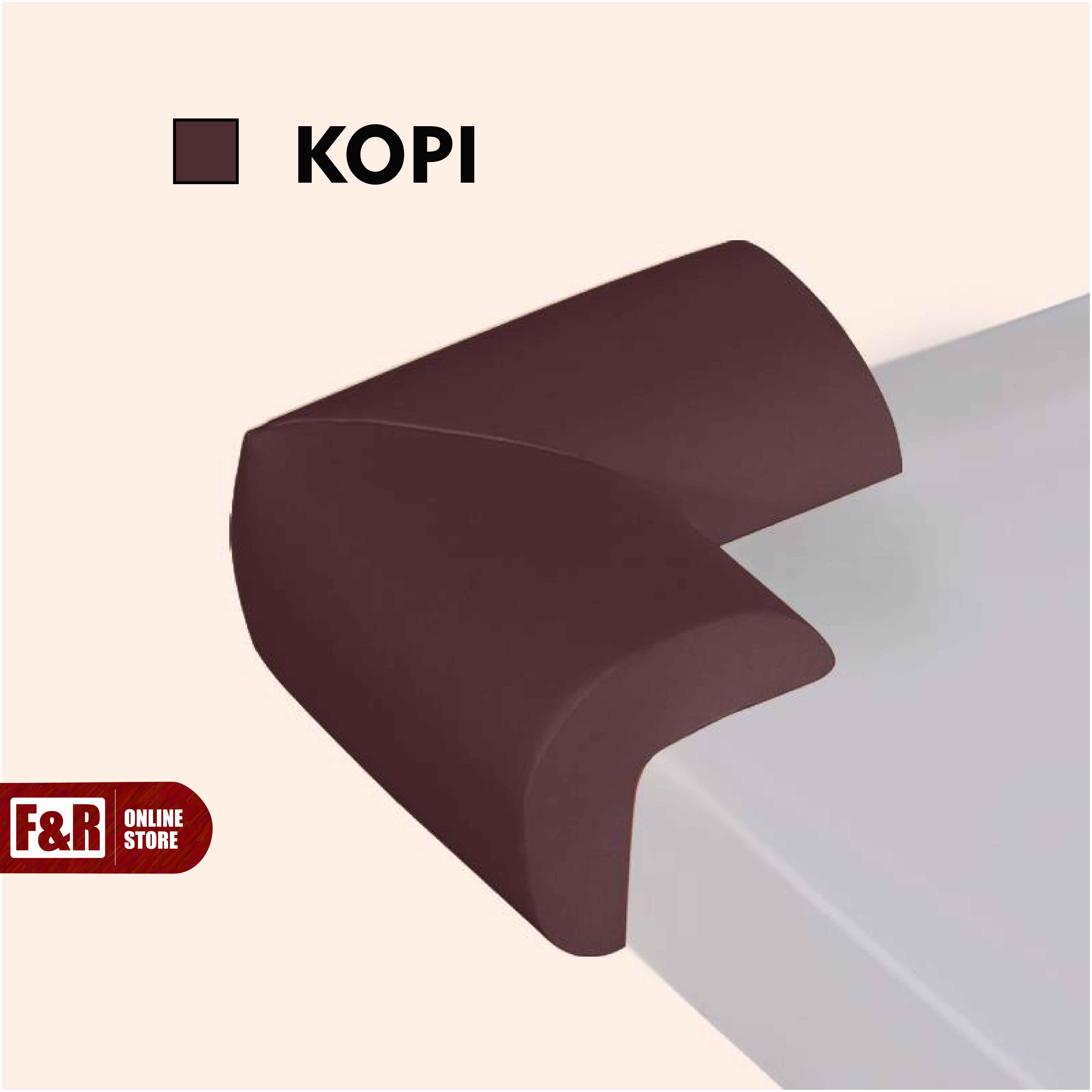 Busa Pelindung Sudut Meja Pengaman Laci Lemari Penahan Siku Furniture Rak Kursi Corner Protector