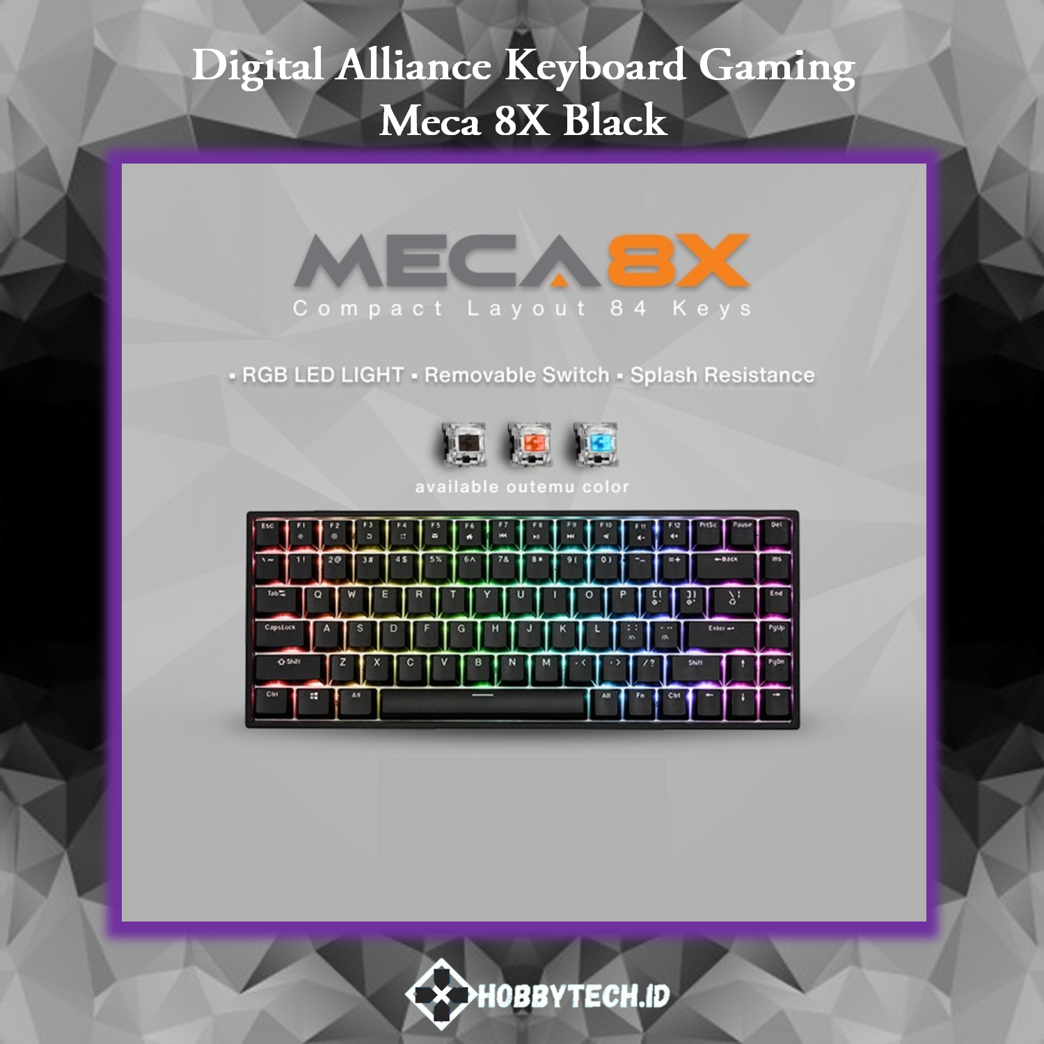 Digital alliance Keyboard Gaming Meca 8X Black