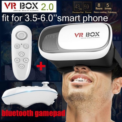 VR Box with Remote Bluetooth Virtual 3D Reality Glasses VR Box Smartphone 2.0 ~ Azfaa vr box with remote bluetooth virtual 3d reality glasses vr box smartphone 2.0 ~ azfaa