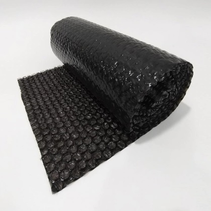 bubble wrap 60 cm x 5 meter hitam putih babel wrap plastik pembungkus online