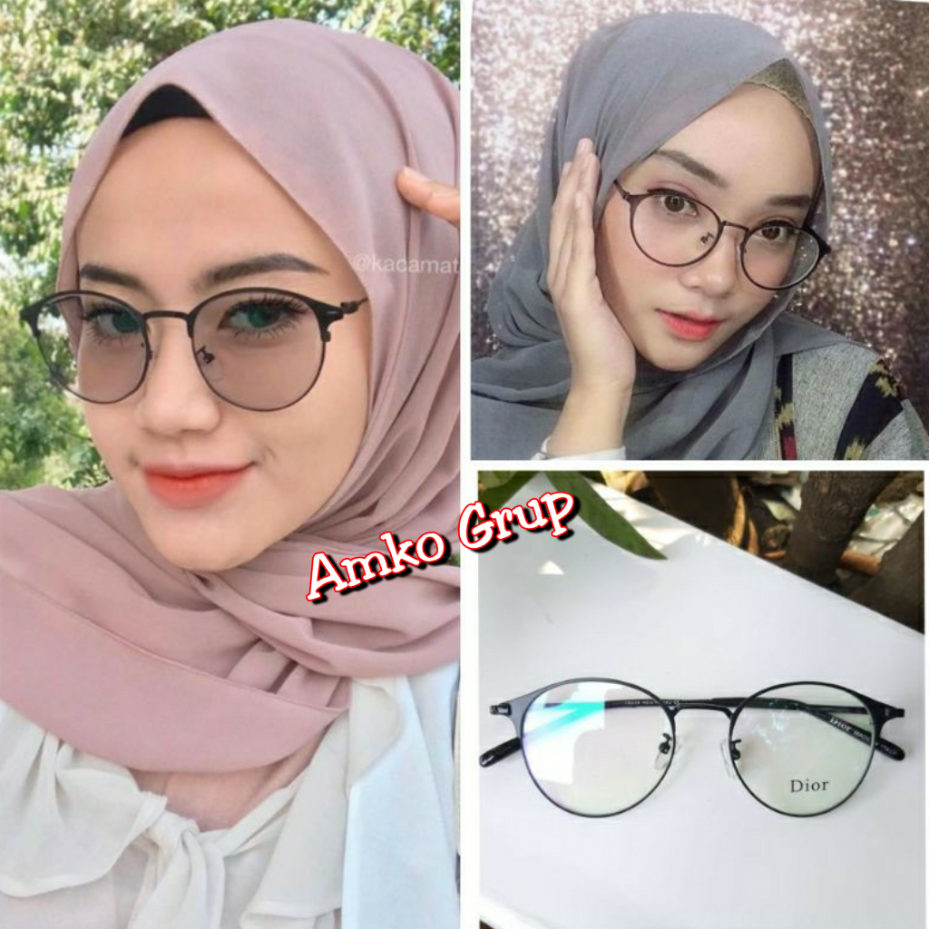 KACAMATA OVAL TITANIUM KOREAN NEW WANITA PRIA MINUS PHOTOCROMIC STYLE VINTAGE FREE BOX DAN LAP PEMBERSIH kacamata oval titanium korean new wanita pria minus photocromic style vintage free box lap pembersih