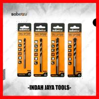 SABETZU Multi Purpose Drill Bits 6 8 10 12 mm - Mata Bor Granit Besi Kaca Kayu Beton Multifungsi