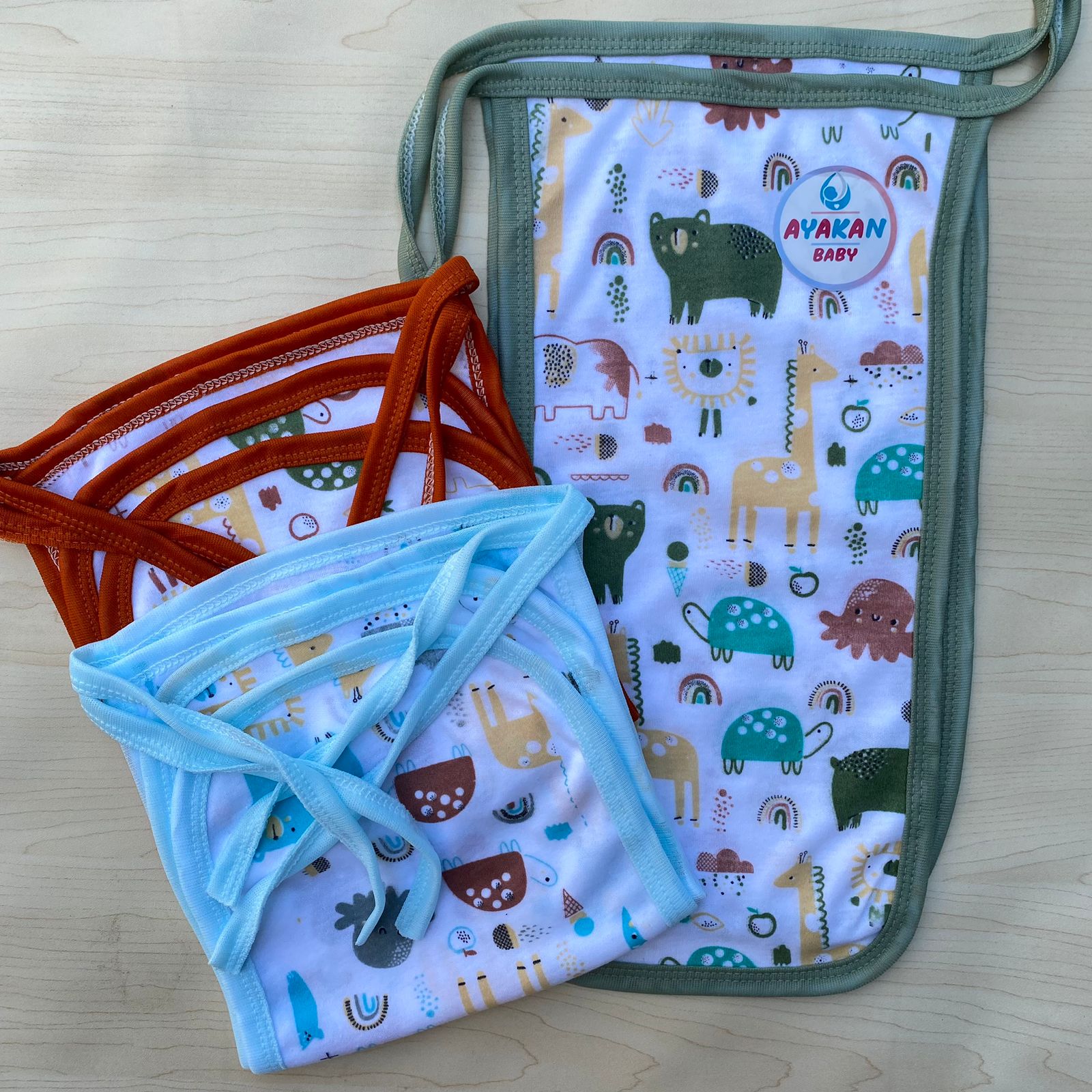 6 pcs/12 pcs Popok Bayi kain double sambung newborn popok kain popok cuci AYAKAN BABY
