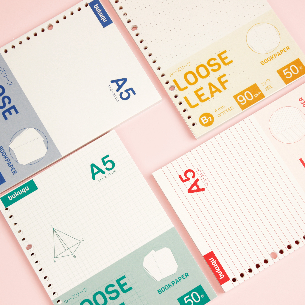 Loose Leaf A5 - Bookpaper/ Kertas File