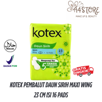 Kotex Pembalut Daun Sirih Maxi Wing 23 cm Isi 16 Pads