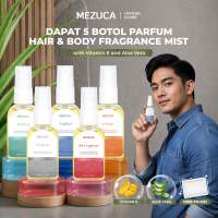 Dapat 5 Botol Parfum Hair & Body Fragrance Mist Mezuca 30mL with Vitamin E and Aloe Vera BPOM
