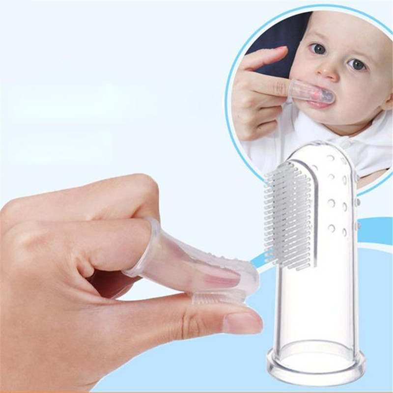 Promo !!! Sikat Gigi Bayi Jari - Sikat Lidah Gigi Silikon Baby Silikon - Warna Random. / sikat gigi bayi. / sikat gigi silicone