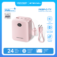 Vention CCC Powerbank Velo Series 10000mAh 20000mAh 22.5W Fast Charging USB A USB Type C Baterai LED Display Airline Approved