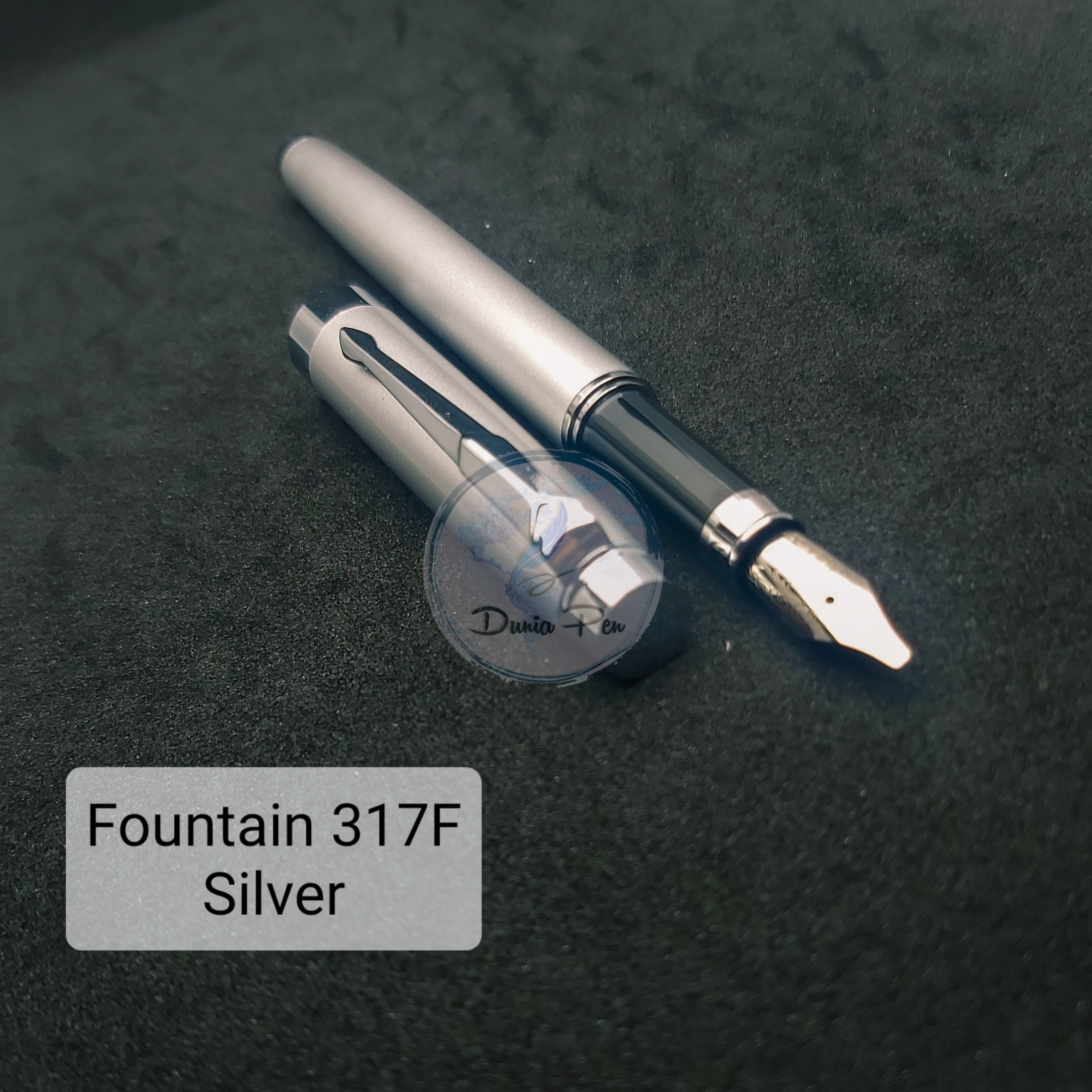 Fountain Pen 317F Pena Kaligrafi Pump atau Catridge Pena tinta Besi Pulpen Metal Nib Calligrahpy Menulis indah
