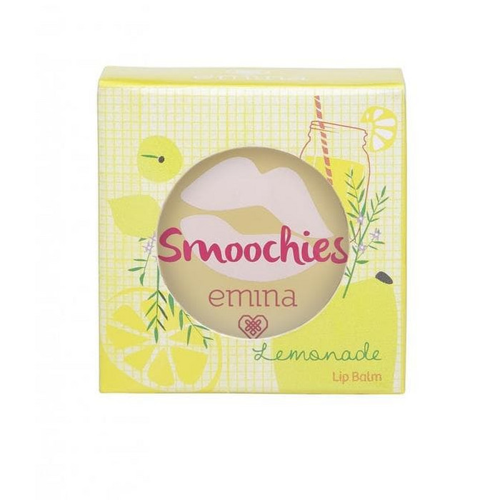 Emina Smoochies Lip Balm Lemonade 3,7 gr / Pelembab bibir rasa lemon / Perawatan bibir
