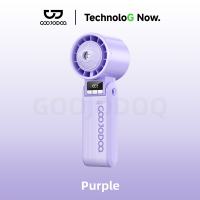 GOOJODOQ  High Speed 4000mAh Mini kipas Handheld Mini Fan Air flow 100 Gear kipas angin Stepless Speed Adjustment Dapat Dilipat Kipas