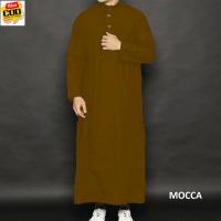 Promo Terbaru Jubah Bahan Toyobo Polos Kekinian Modern BEST QUALITY PUTIH