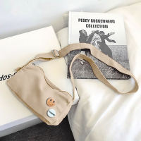 Sling Bag Korea Populer Gaya Internasional dengan Bros Saatnya - Tas Selempang Wanita pria Esyana Pushop