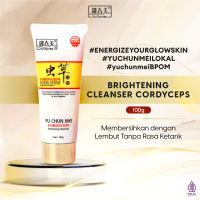 YU CHUN MEI Brightening Cleanser 100 gr - Face Wash Mencerahkan Wajah Kusam & Bikin Glowing Sabun Muka untuk Warna Kulit Tidak Merata & Wajah Belang Gentle Cleanser Daily Use Tidak Bikin Kering Cordyceps Skincare