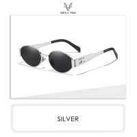Gentle Fawn Kacamata Sunglasses Anti UV 400 Anti Silau Model Oval Trendy Bahan Metal Kokoh Fashion Stylish Wanita 1006X
