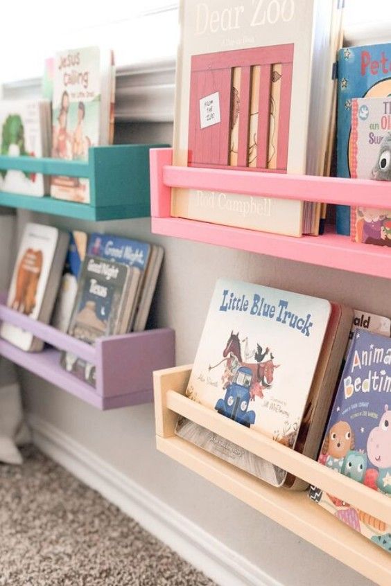 RAK DIDING BUKU DEKORASI KAMAR ANAK TEMPEL DINDING