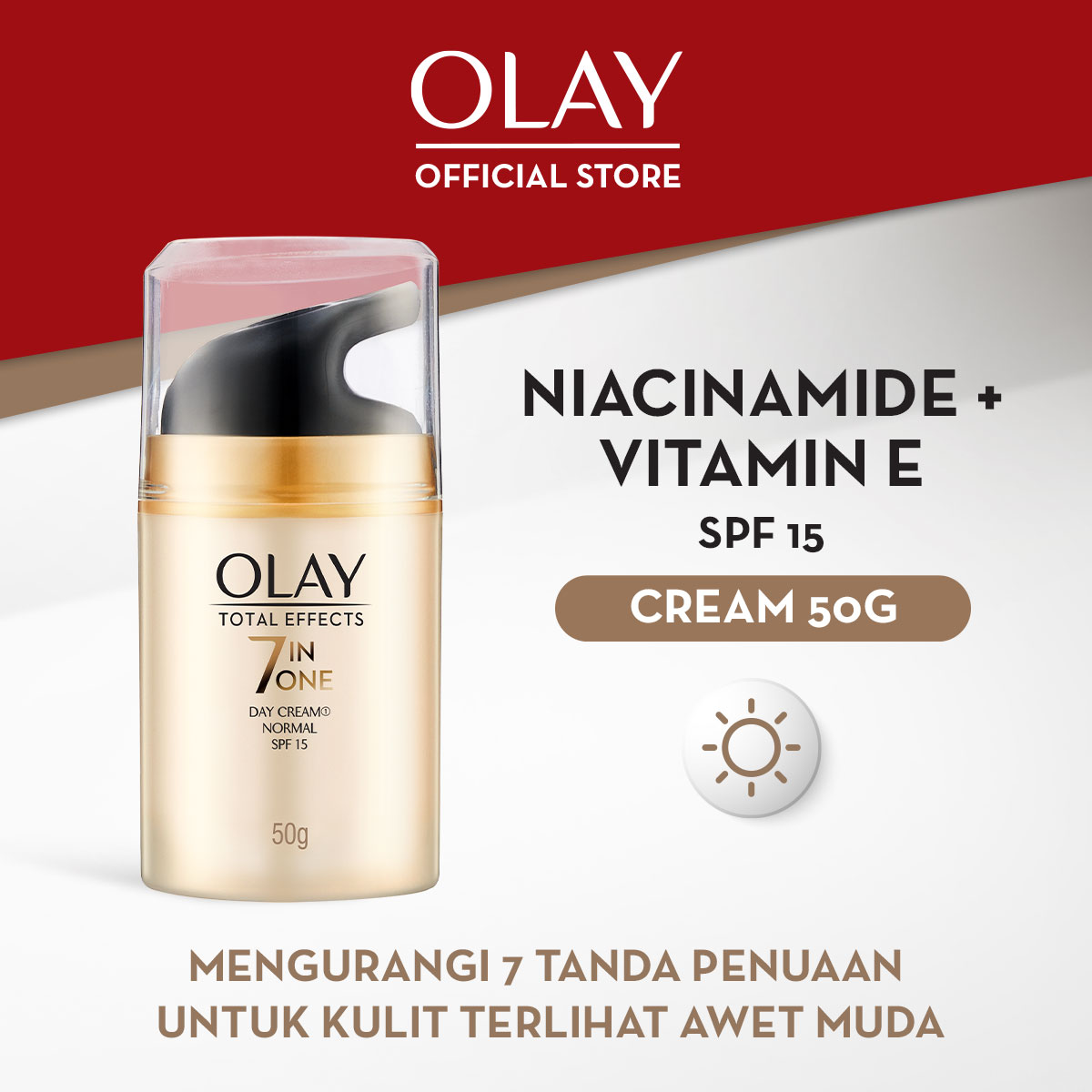 OLAY Total Effects 7in1 Niacinamide Day Cream SPF15 50gr