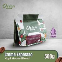 Crema Espresso - Kopi House Blend 500gr - Biji / Bubuk Kopi Commercial Blend Otten Coffee