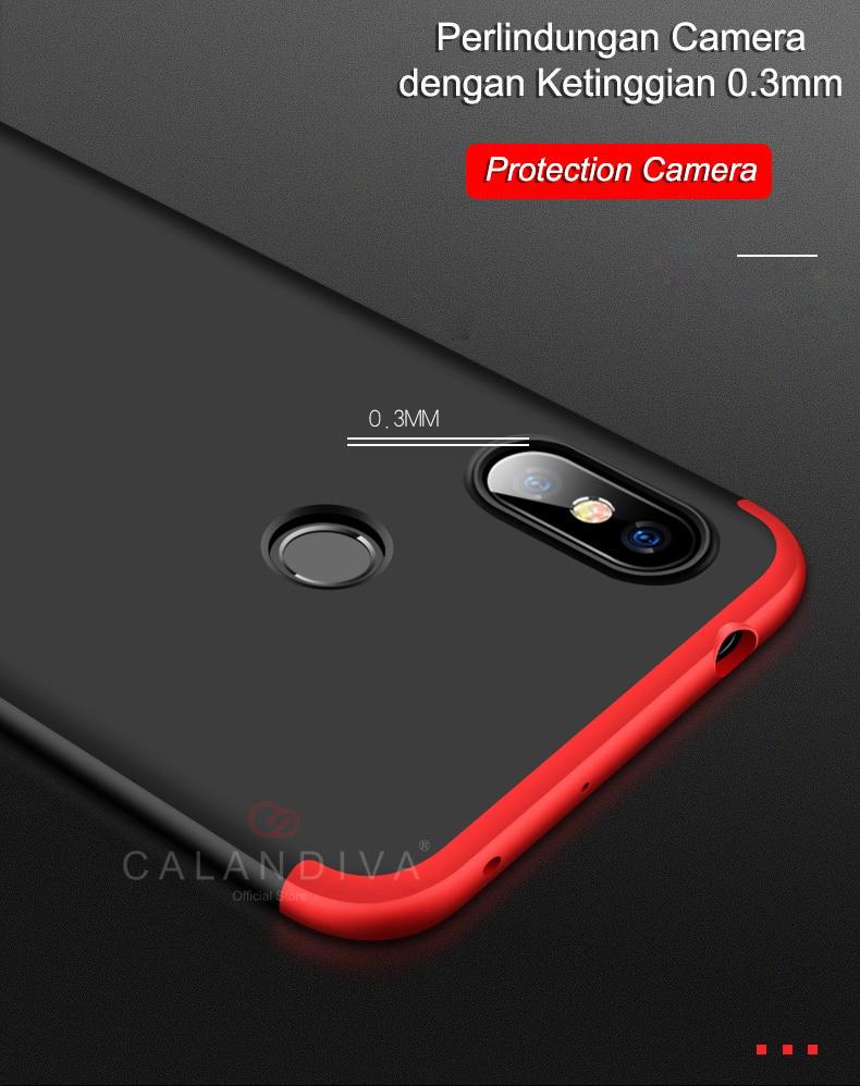 Calandiva Hard Case Xiaomi Redmi Note 6 Pro (6.26 Inch) Casing Premium Front Back 360 Degree Full Protection Januari 2019 - 3 Calandiva Hard Case Xiaomi Redmi Note 6 Pro (6.26 Inch) Casing Premium Front Back 360 Degree Full Protection - 3